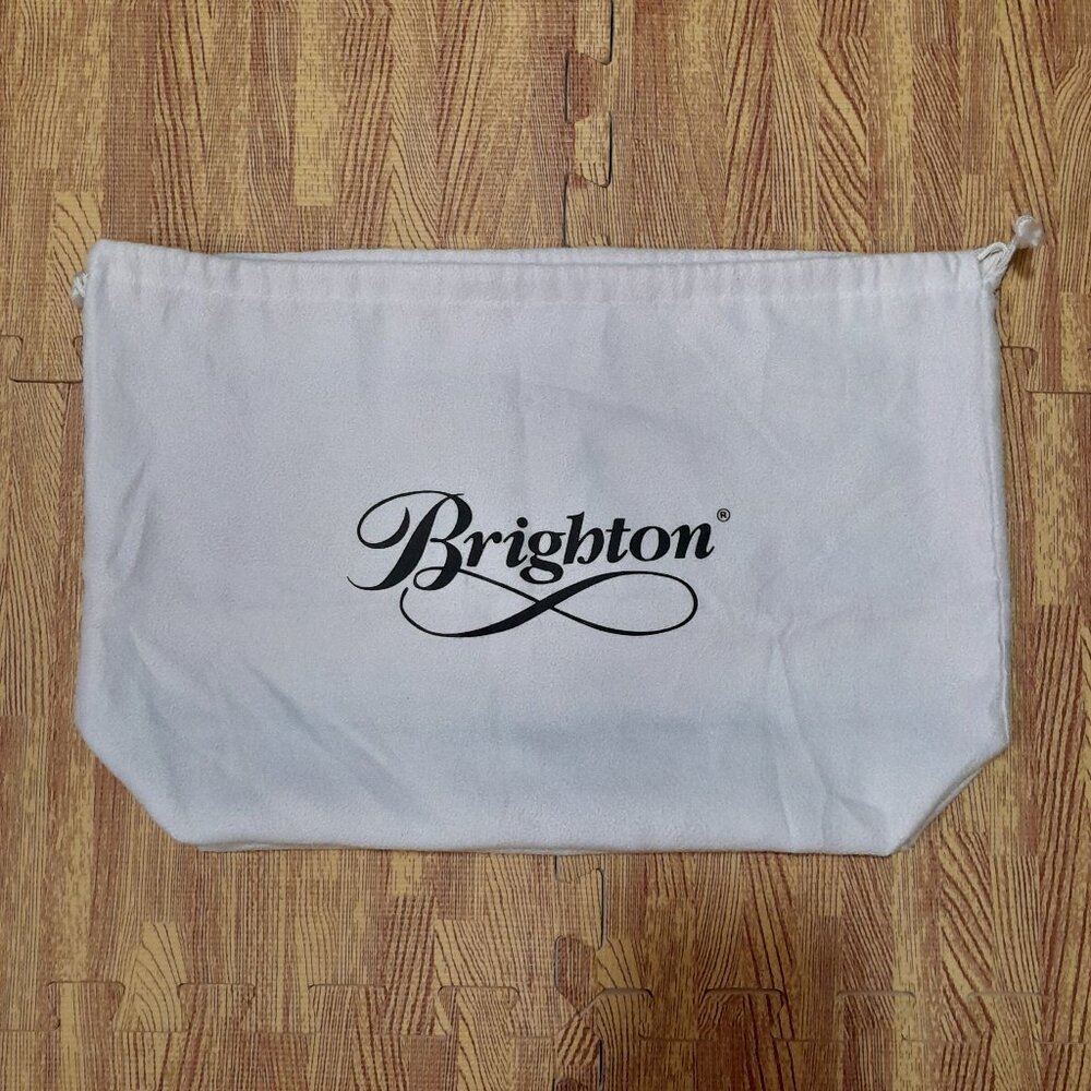 Brighton White Dust Bag Cover Protective Pouch 16x10.5